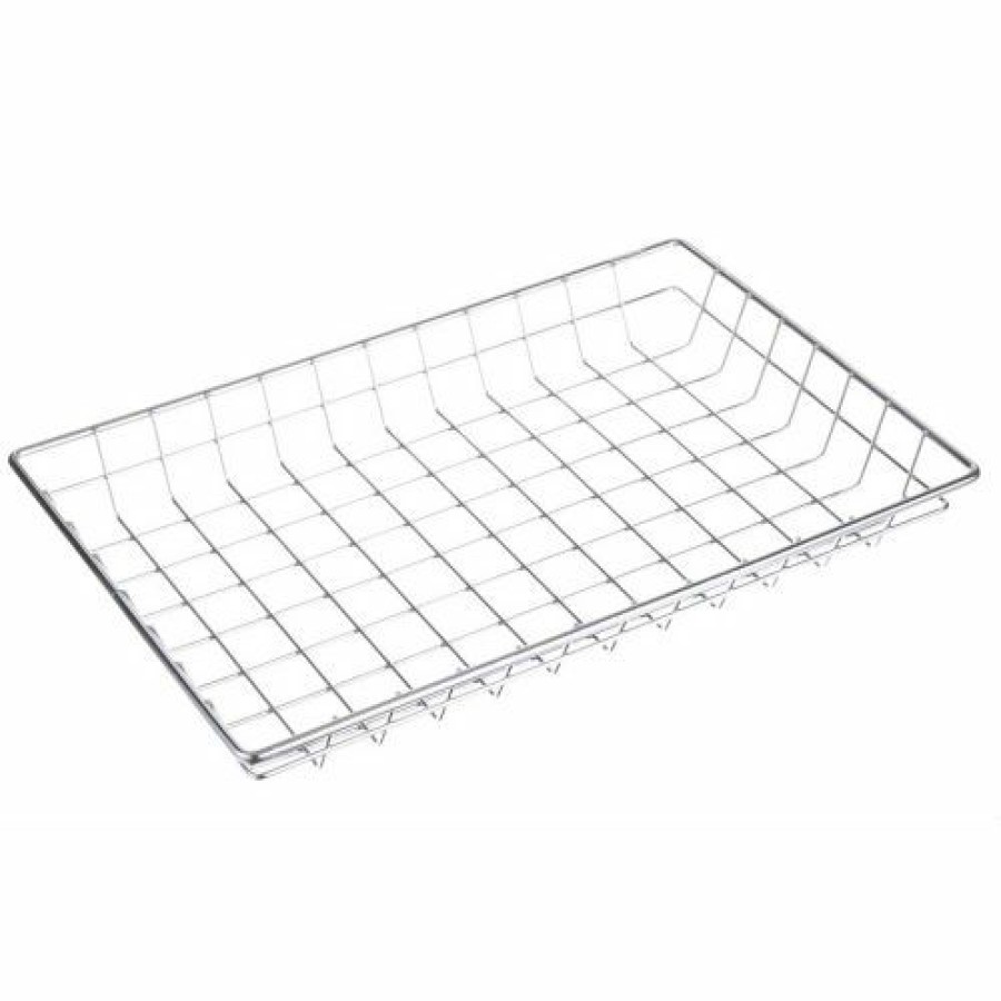 Parts Cleaning & Treating * | Budget Marlin Steel Nesting Basket 00-128-12 Chrome Plated Steel 18"L X 2"W X 12"H Price Each For Qty 1-4