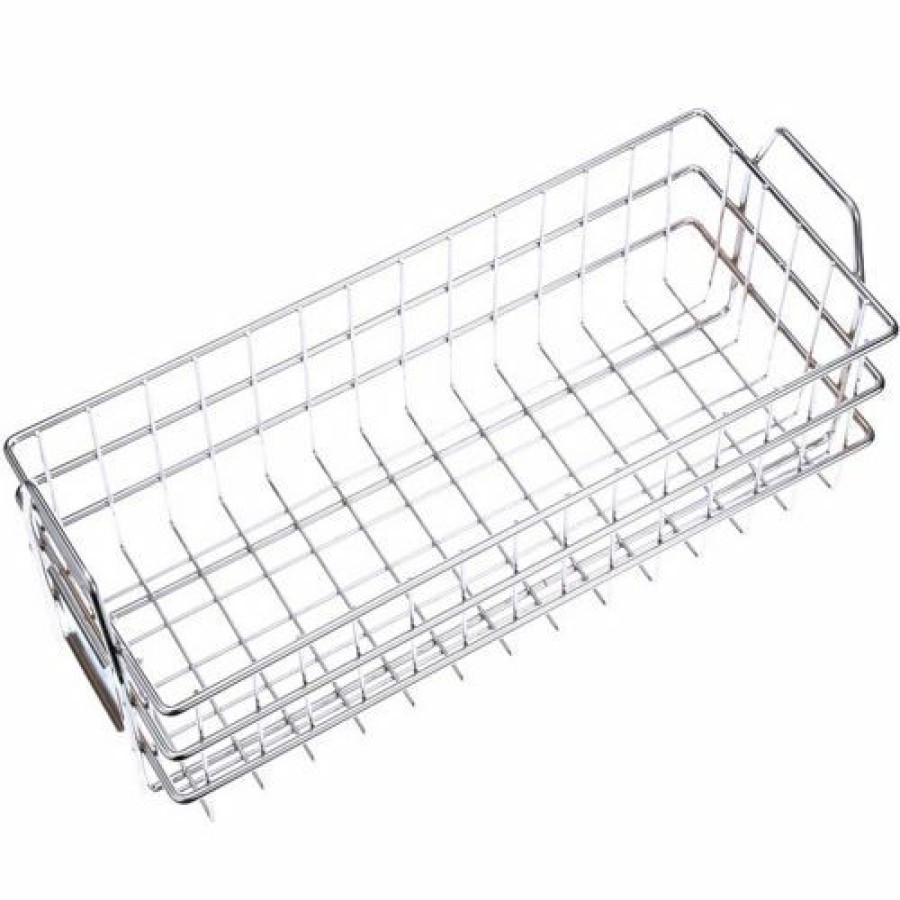 Parts Cleaning & Treating * | Hot Sale Marlin Steel Chrome Plated Basket 18-1/2"L X 7-1/2"W X 5-1/2"H Plain Steel Price Each For Qty 5+