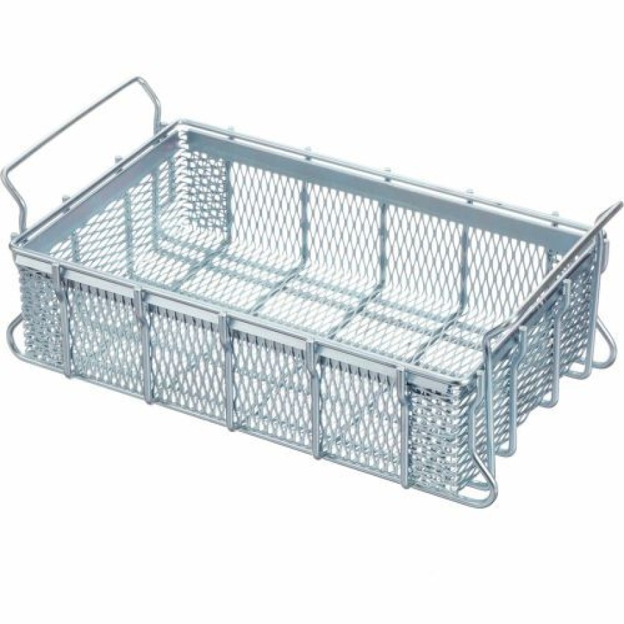 Parts Cleaning & Treating * | Discount Marlin Steel Material Handling Basket 16"L X 10"W X 3-15/16"H Plain Steel Price Each For Qty 5+