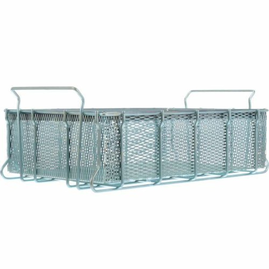 Parts Cleaning & Treating * | Best Pirce Marlin Steel Material Handling Basket 21"L X 13-1/4"W X 5-7/16"H 0.25" Wire Stainless Steel