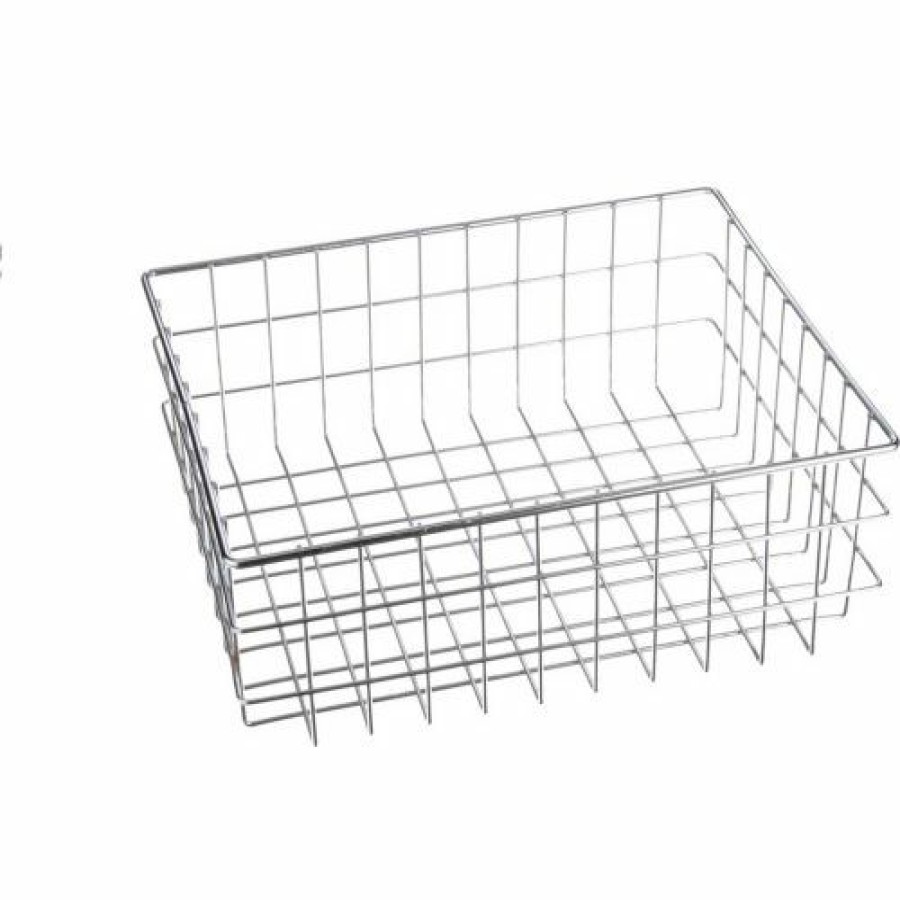 Parts Cleaning & Treating * | Budget Marlin Steel Chrome Plates Basket 16"L X 13"W X 6"H Stainless Steel Price Each For Qty 1-4