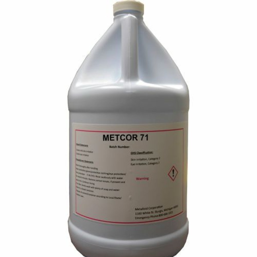 Metalworking Fluids * | Buy Metalloid Metcor 71 Botanical Based Corrosion Preventative 1 Gallon Container