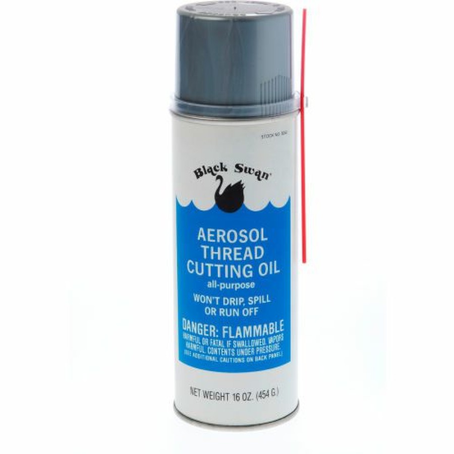 Metalworking Fluids * | Deals Black Swan Aerosol Thread Cutting Oil, 16 Oz. Pkg Qty 12