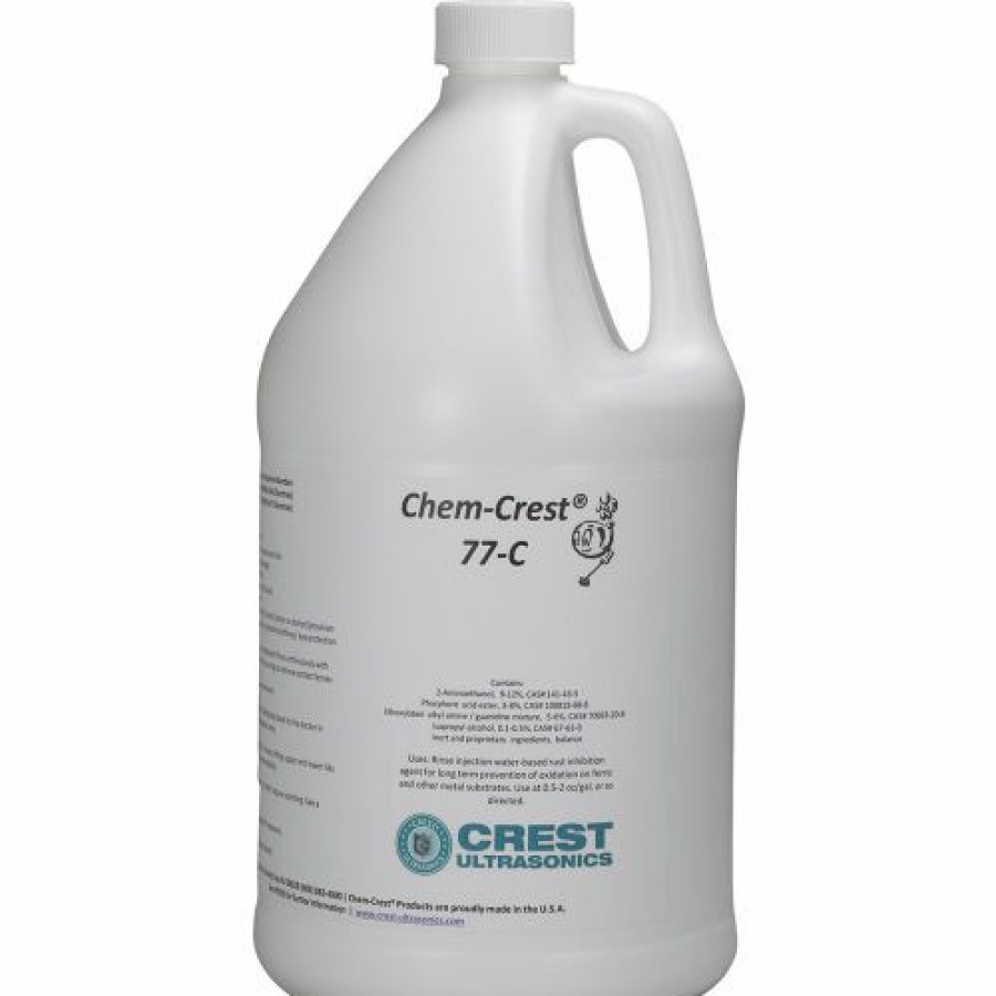 Metalworking Fluids * | Wholesale Crest Ultrasonics Chem Crest 77-C Rust Inhibitor 4 X 1 Gallon Bottle Crest Ultrasonic 70077Cc