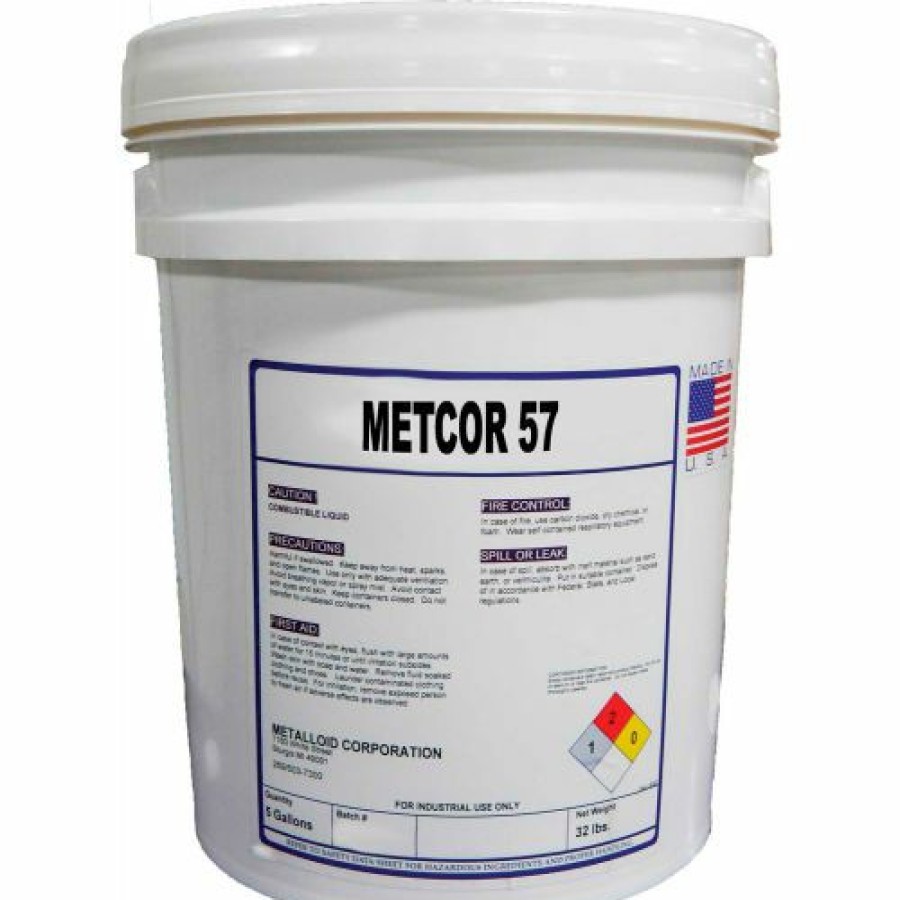 Metalworking Fluids * | Brand New Metalloid Metcor 57 Corrosion Inhibitor 5 Gallon Pail